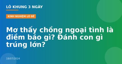 Mơ thấy chồng ngoại tình là điềm báo gì? Đánh con gì trúng lớn?