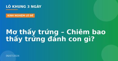 Mơ thấy trứng – Chiêm bao thấy trứng đánh con gì?