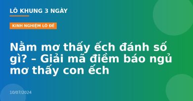Nằm mơ thấy ếch đánh số gì? – Giải mã điềm báo ngủ mơ thấy con ếch